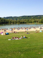 Base de loisirs du Val de Seine - Baignade en été