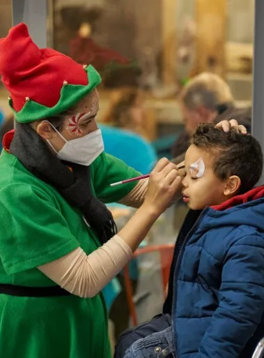 Le Noël de L'Envol des Pionniers : maquillage