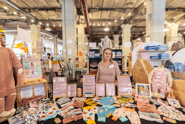 Salon ABC Kidz : un stand vêtements