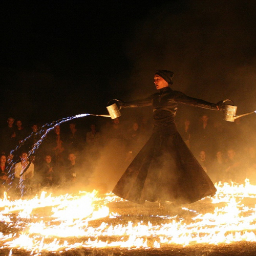 Solstice neige de feu Vitrolles