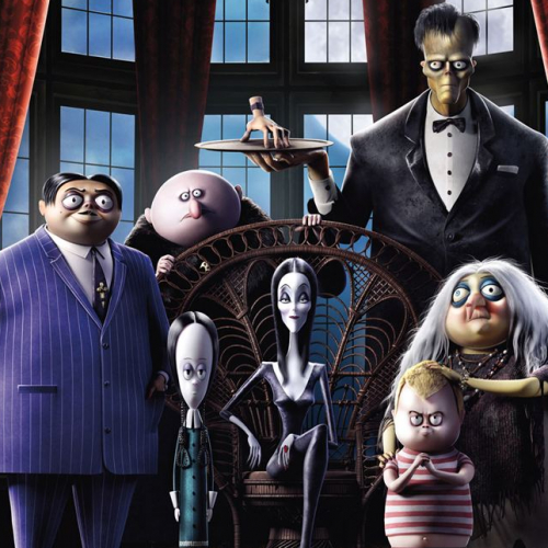 La Famille Addams, film d'animation - Affiche