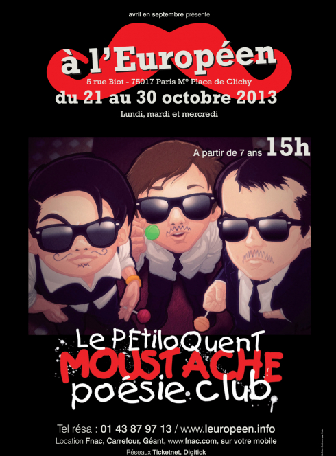 Le Petiloquent Moustache Poésie Club
