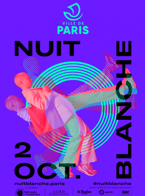 Nuit Blanche Paris : affiche 2021