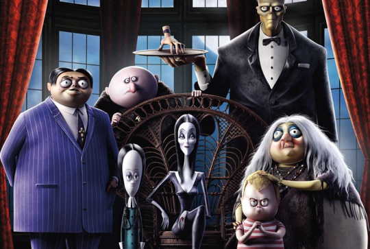 La Famille Addams, film d'animation - Affiche