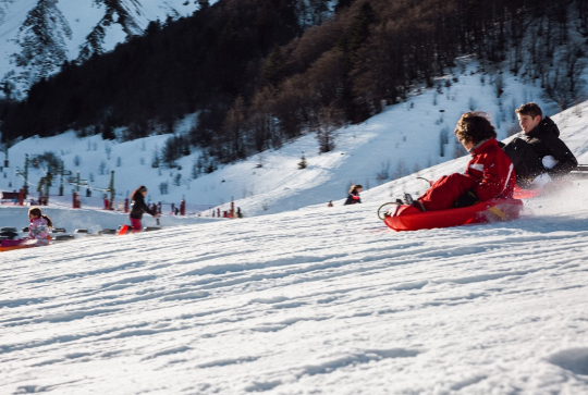 Le Mont-Dore : Piste de luges
