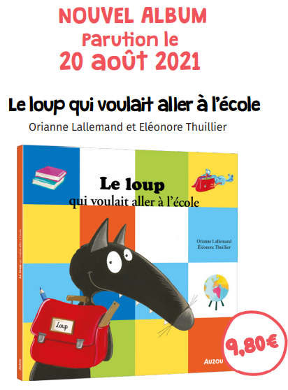 Album "Le loup qui voulait aller à l'école"