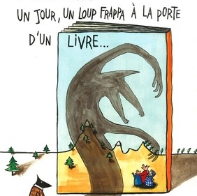 Un jour, un loup frappa à la porte d'un livre - Cie Bélé-Bélé