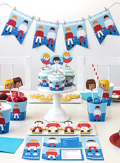 Organisez-lui un anniversaire sur le thème Playmobil