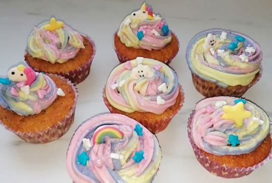 Cupcake licorne