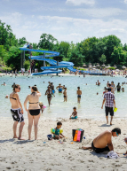 Ile de loisirs de Cergy-Pontoise - Baignade en été
