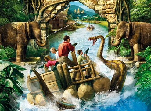 Port Aventura, attraction Angkor