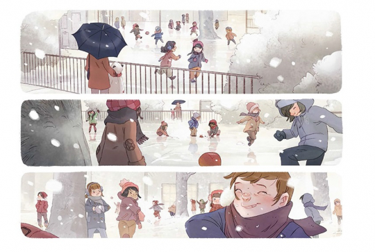 Les Carnets de Cerise - Tome 5 "Des premières neiges aux perséides", extrait de l'album