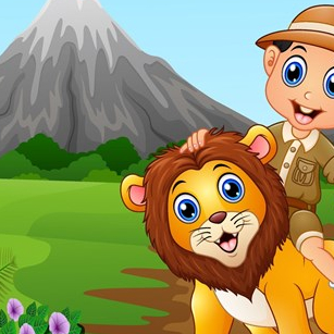 Gabriel et le roi des animaux