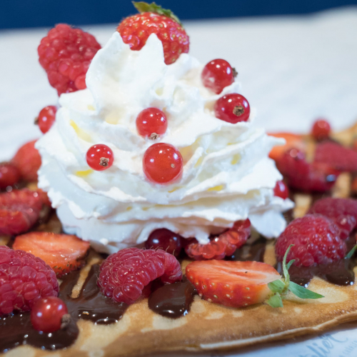 L'Atelier Artisan Crêpier : crêpe Micheline aux fruits rouges