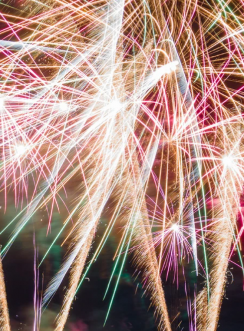 Feu d'artifice au Festival des Gueilles de Bonde