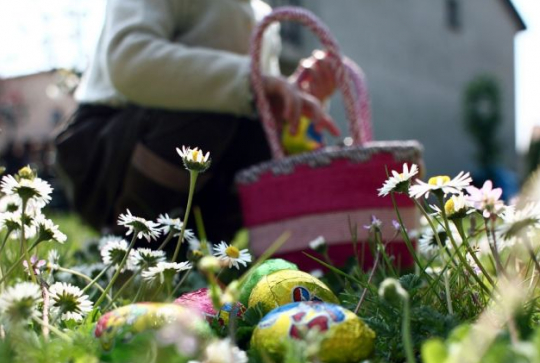 Chasse aux oeufs de Pâques à Montpellier