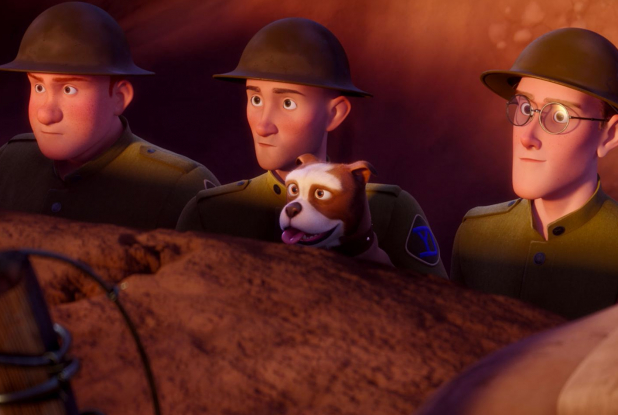 Stubby : soldats et chien dans les tranchées