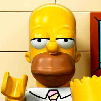 LEGO Maison Simpson : dans le salon
