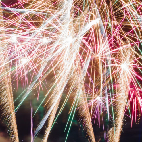 Feu d'artifice au Festival des Gueilles de Bonde