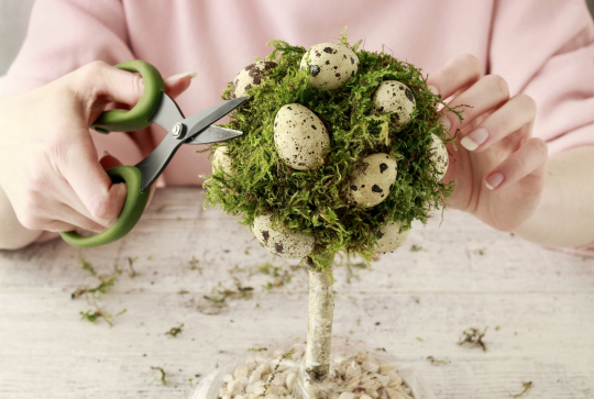 Déco de Pâques : arbre à oeufs