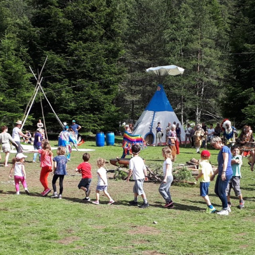Festival indien et trappeur à Caille