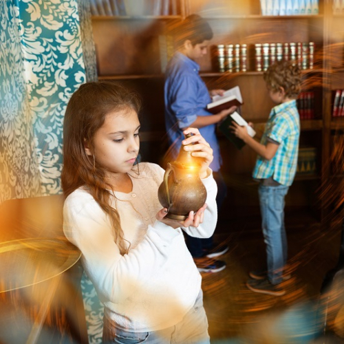 Enfants dans un escape game