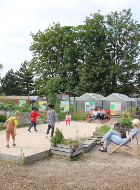 La Prairie du Canal : jeu enfants