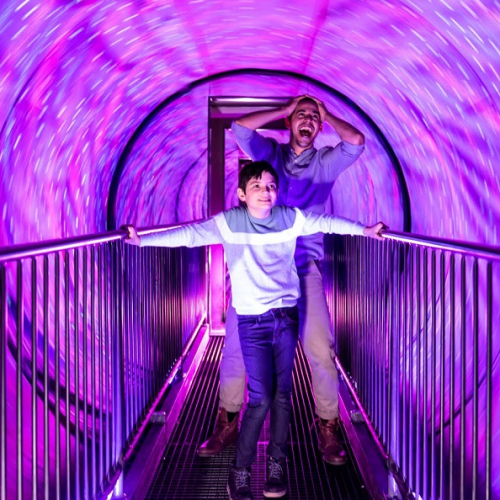 Musée de l'Illusion Bordeaux : tunnel vortex