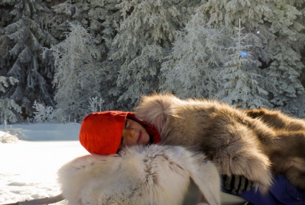 Sous la neige de Cap Guéry