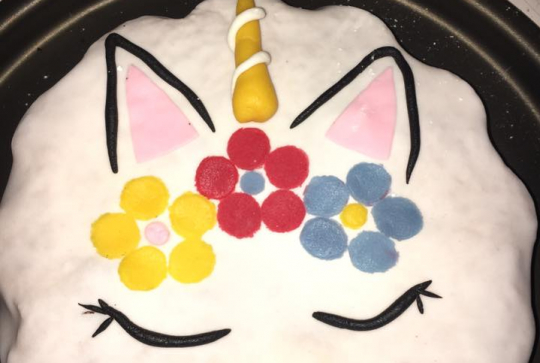 Gâteau licorne simple