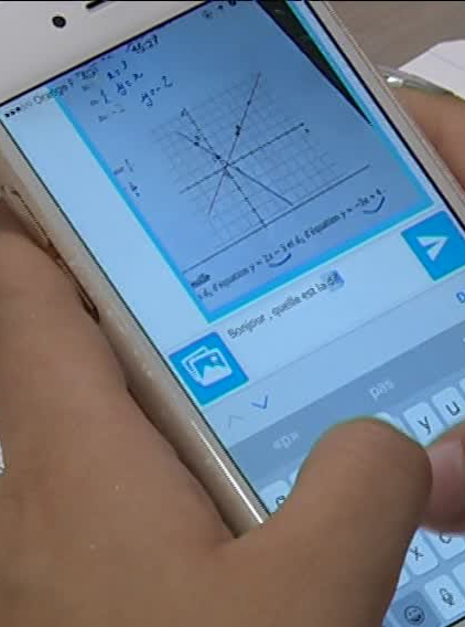 Prof en poche : application enfant de soutien scolaire