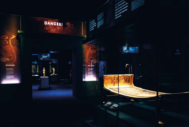 Expo Toutânkhamon, le Trésor du Pharaon : lit