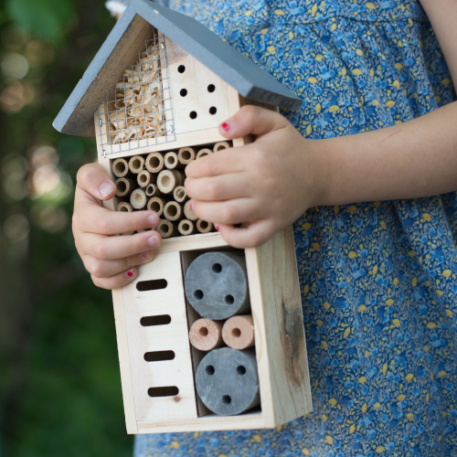 Fabriquer un hôtel à insectes avec les enfants