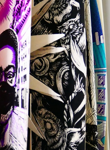 Œuvres exposées à "La sérigraphie s'explose" 3