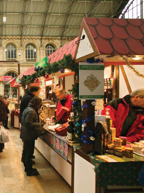 Marché de Noël Gare de Lyon ©-OTCP-Marc-Bertrand