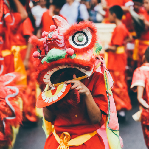 Nouvel an chinois à Nantes : défilé du dragon