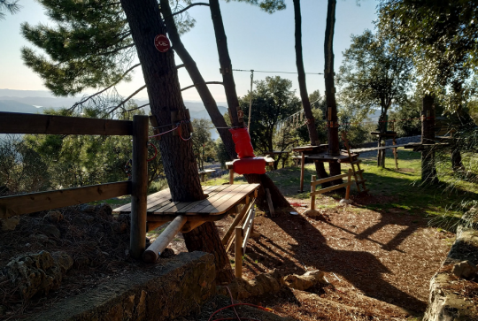 Riviera Nature : Parcours accrobranche avec panorama
