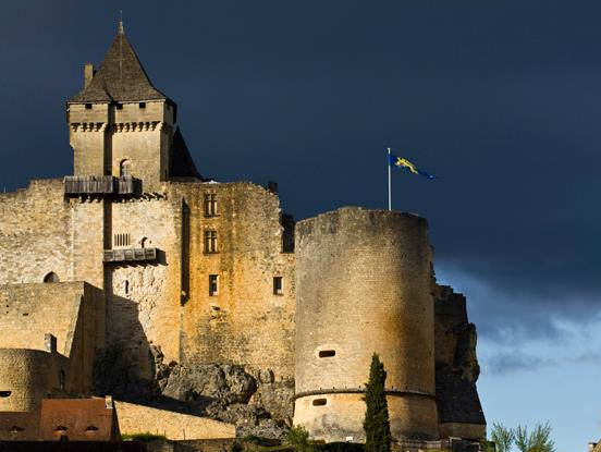 Château de Castelnaud vu de profil