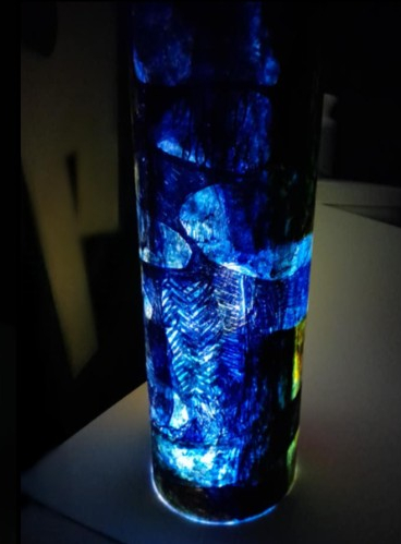 Expo "Jeux de lumières" - médiathèque Mérignac, Nathalie Portejoie