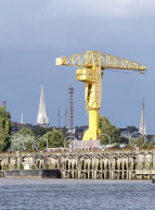 Ville de Nantes : vue du port