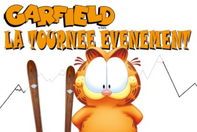Garfield Tournée ski événement 2014
