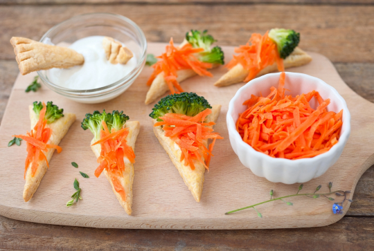 Tarte carotte brocolis Pâques