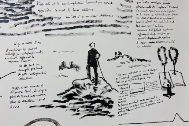 Expo "Comme un parfum d'aventure" - fusain