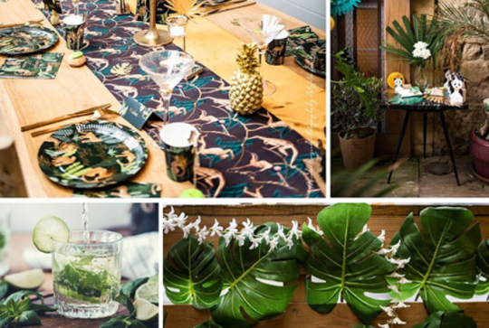 Anniversaire enfant Jumanji : la décoration.