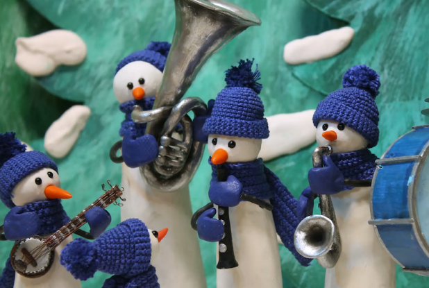 Vive le vent d'hiver ! : bonhomme de neige