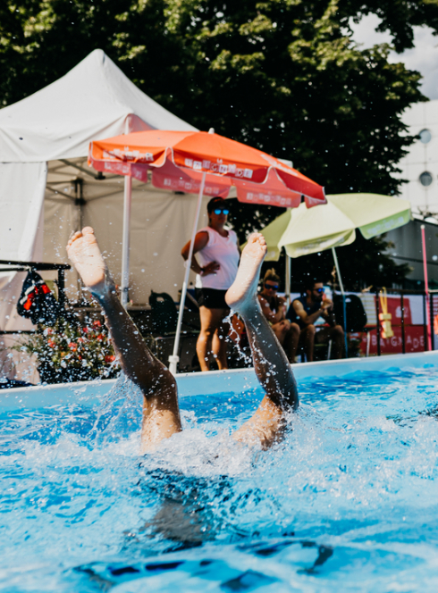 Baignade au Centre sportif Elisabeth