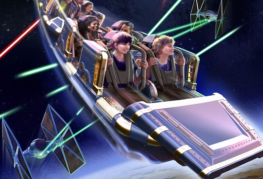 Disneyland : Star Wars Hyperspace Mountain