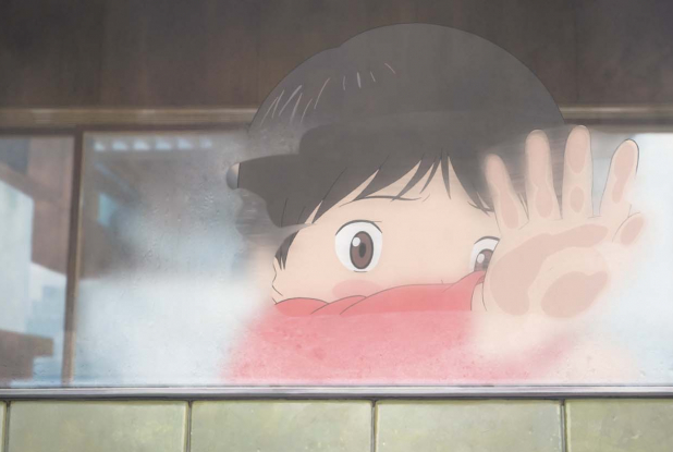 Miraï, ma petite sœur : vitre