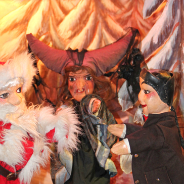 Guignol, père Noël et la fée Carabosse - Cie Daniel Streble