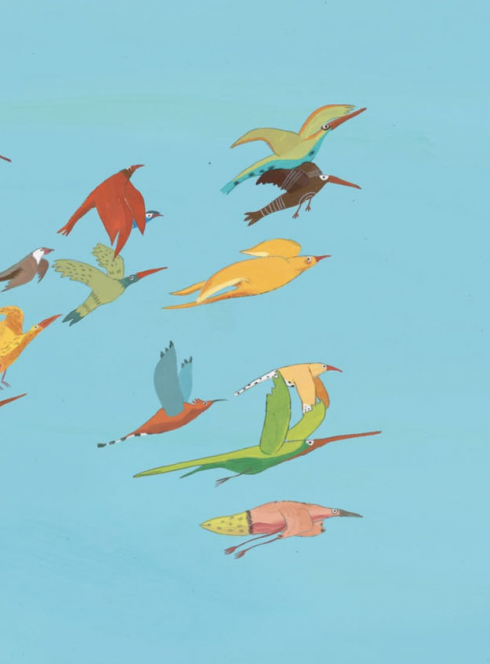 La Cabane aux oiseaux : vol d'oiseaux